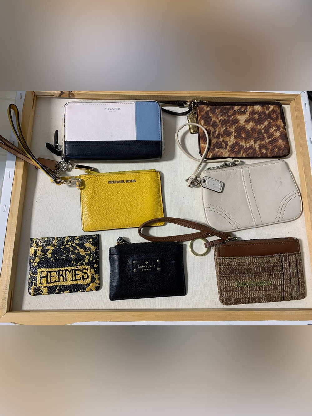 Lot of (7) Wallets - Coach - Michael Kors - Kate Spade - Juicy Couture